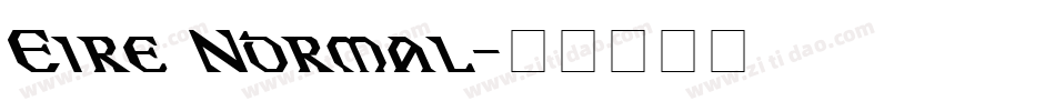 Eire Normal字体转换